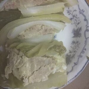 白菜とひき肉の重ね煮